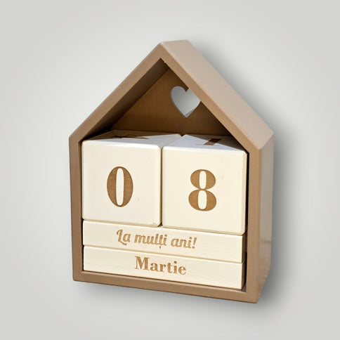 Calendar vesnic casuta