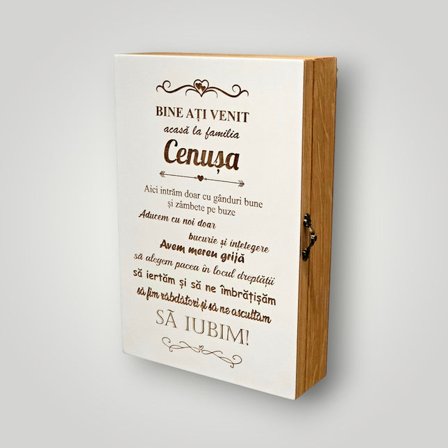 Suport cu usa pentru chei